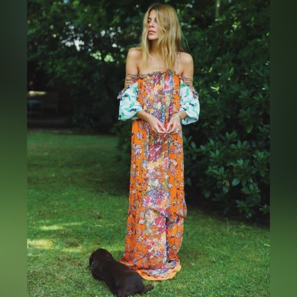 Tory Burch Runway Shasta Maxi Silk Dress - Picture 3 of 13